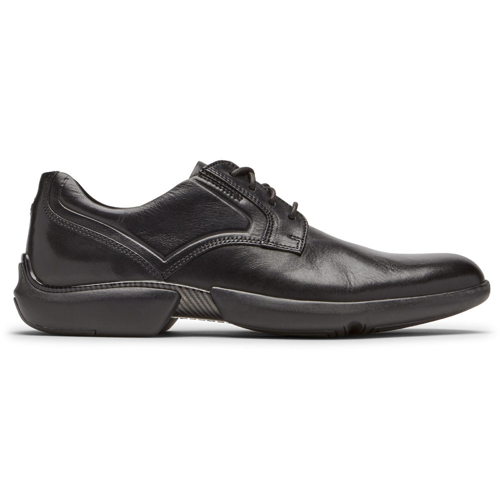 Rockport Singapore Mens Oxfords - Total Motion Advance Plain Toe Black - NT2891046